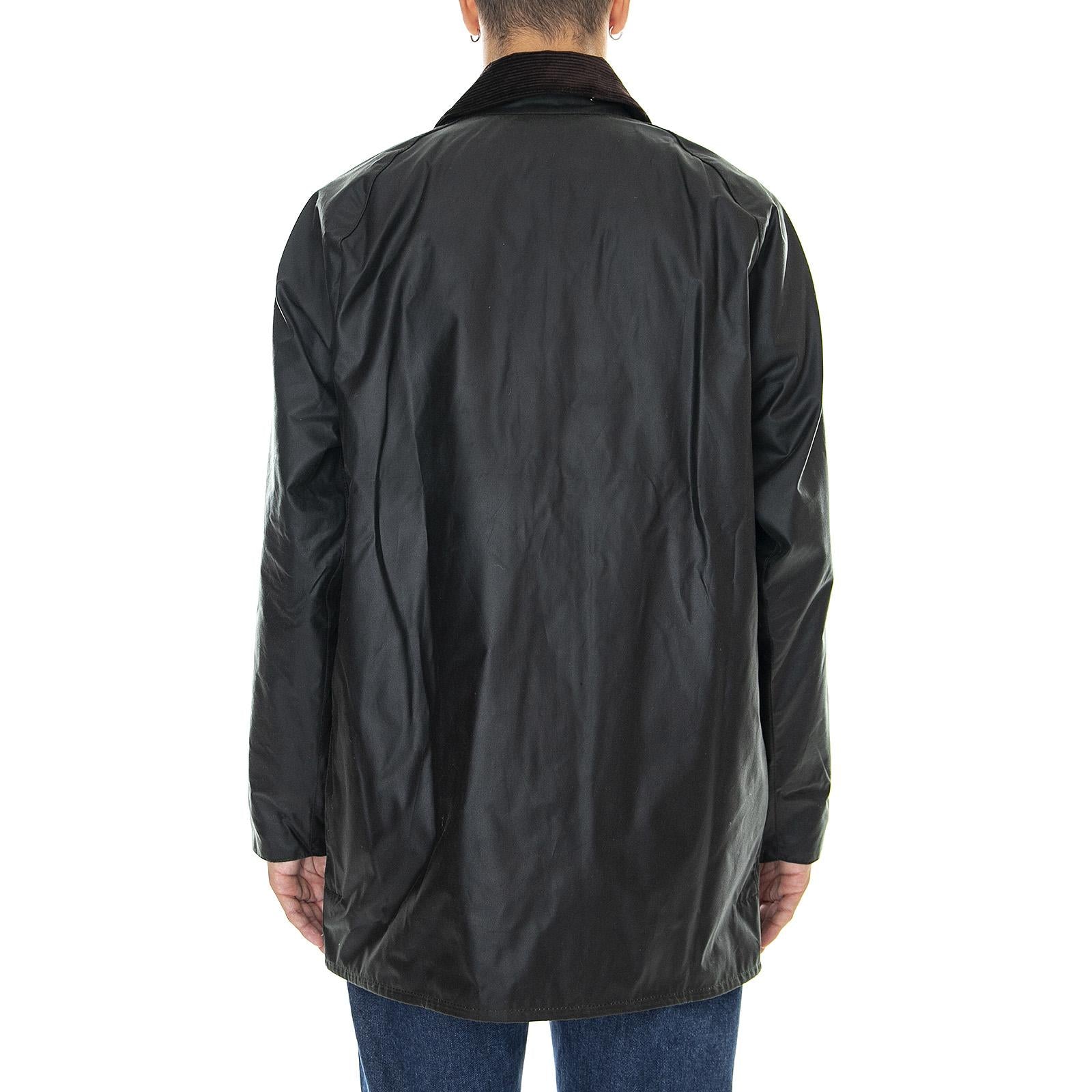 BEAUFORT WAX JACKET SAGE - Giacca Uomo Verde MWX0017-SG91-FW23 . BARBOUR 