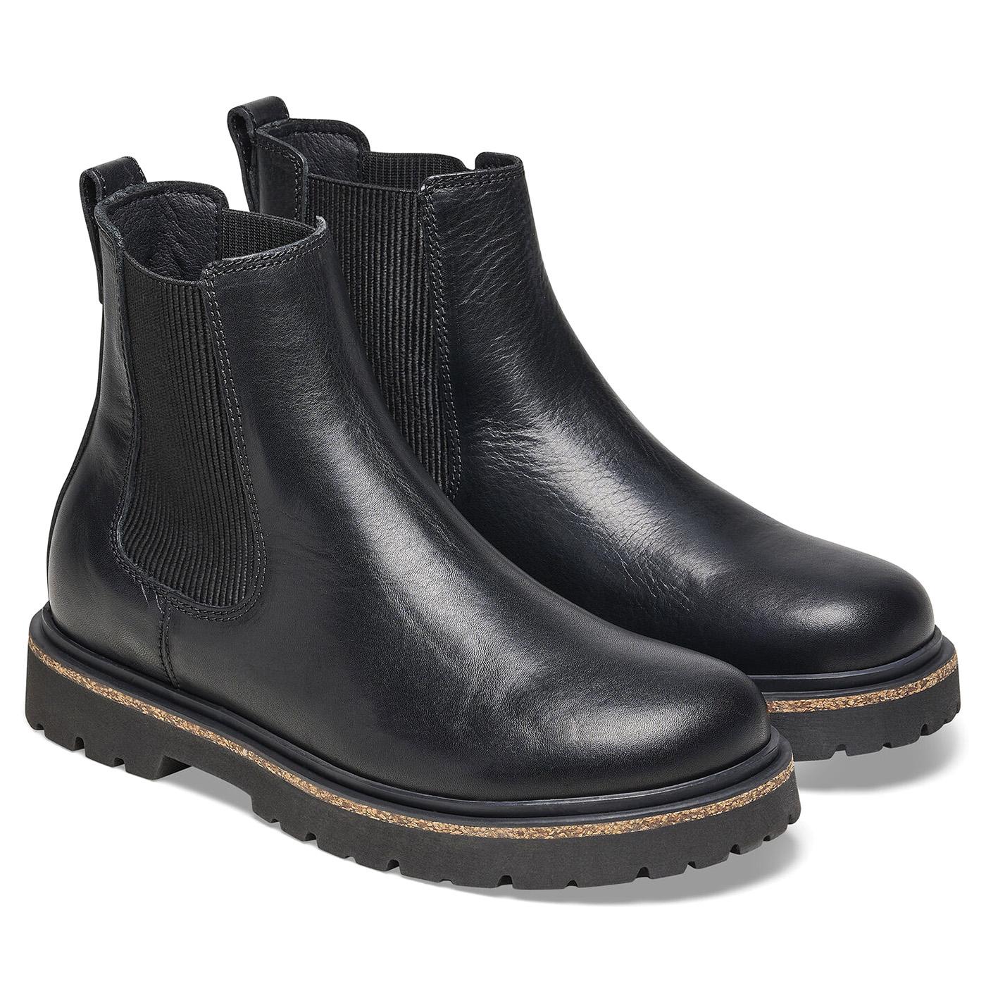 Highwood Slip On Women Black Natural Leather Boots - Stivaletti Donna Neri 1025781  BIRKENSTOCK 