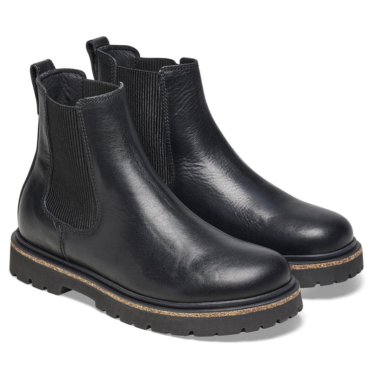 Highwood Slip On Women Black Natural Leather Boots - Stivaletti Donna Neri 1025781  BIRKENSTOCK 