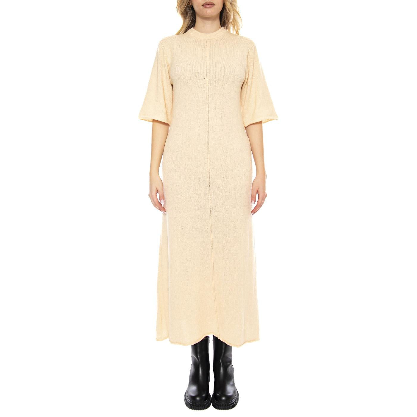Gianna Knit Dress Coco Milk -- Abito in Maglia Donna Panna 236474150 0608 MINIMUM 