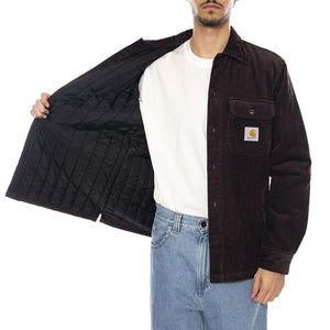Whitsome Shirt Jac Palisander - Giacca Uomo Marrone I028827.33HXX  CARHARTT WIP 