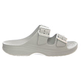 Saturday Metallic Buckle Sndl Gris - Sandales Femme Grises Femme CROCS