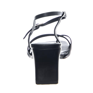 Luisa Black Cow Leather Chrome Free Tanned - Sandali Donna Neri VBS5312-301-20  VAGABOND 
