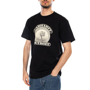 S/S COLD WORLD T-SHIRT BLACK - Maglietta Girocollo Uomo Nera I035431.89XX . CARHARTT WIP 