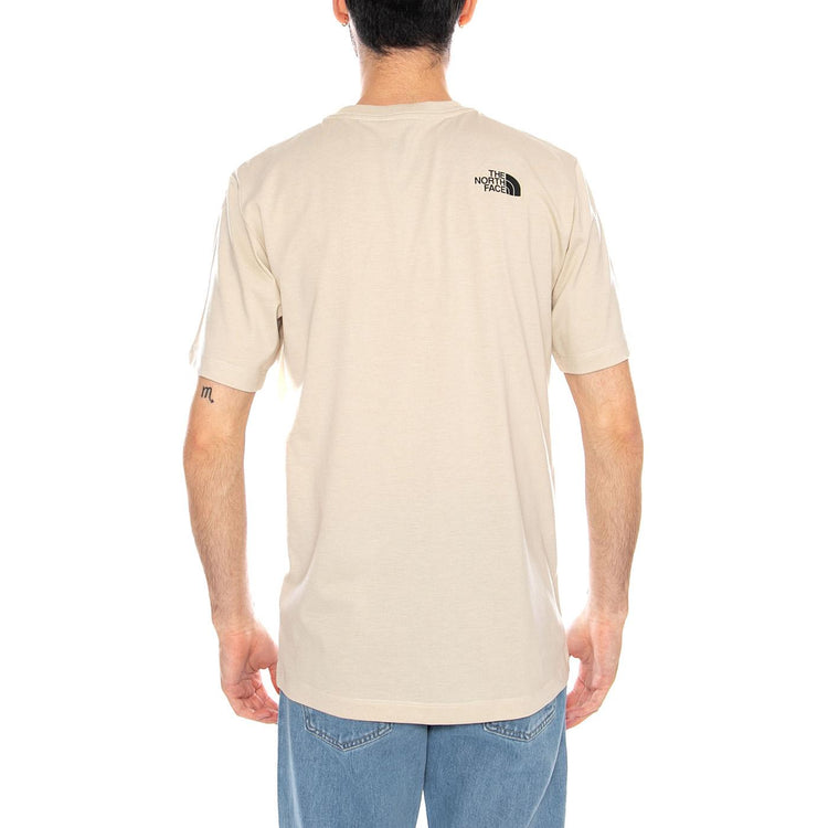 M Evo Box HD RG SS Desert Stone - Maglietta Girocollo Uomo Beige NF0A8G9C DOM1 THE NORTH FACE 