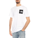 M SS Fine Tee White - T-Shirt Col Rond Homme Blanc  Homme THE NORTH FACE