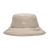 Obey Insulated Bucket Hat Silver Grey - Bucket Hat Gris Homme OBEY