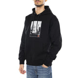 Obey Osaka Photo Fleece Black -- Hoodie Homme Noir  Homme OBEY