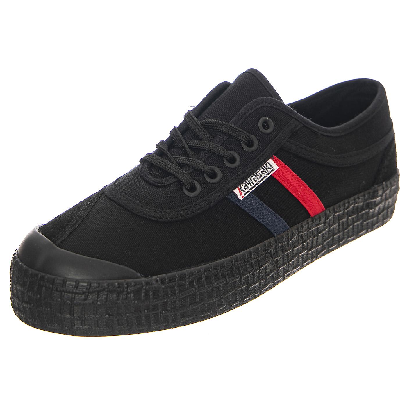 Retro 3.0 Black Solid - Scarpe Stringate Profilo Basso Donna Nere KWS232428-1001S  KAWASAKI 