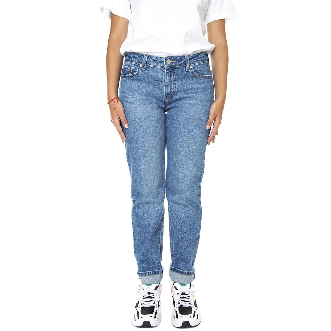 Low Pitch Straight Napa Moon - Pantaloni Denim Jeans Donna Blu A1559-0002  LEVIS 