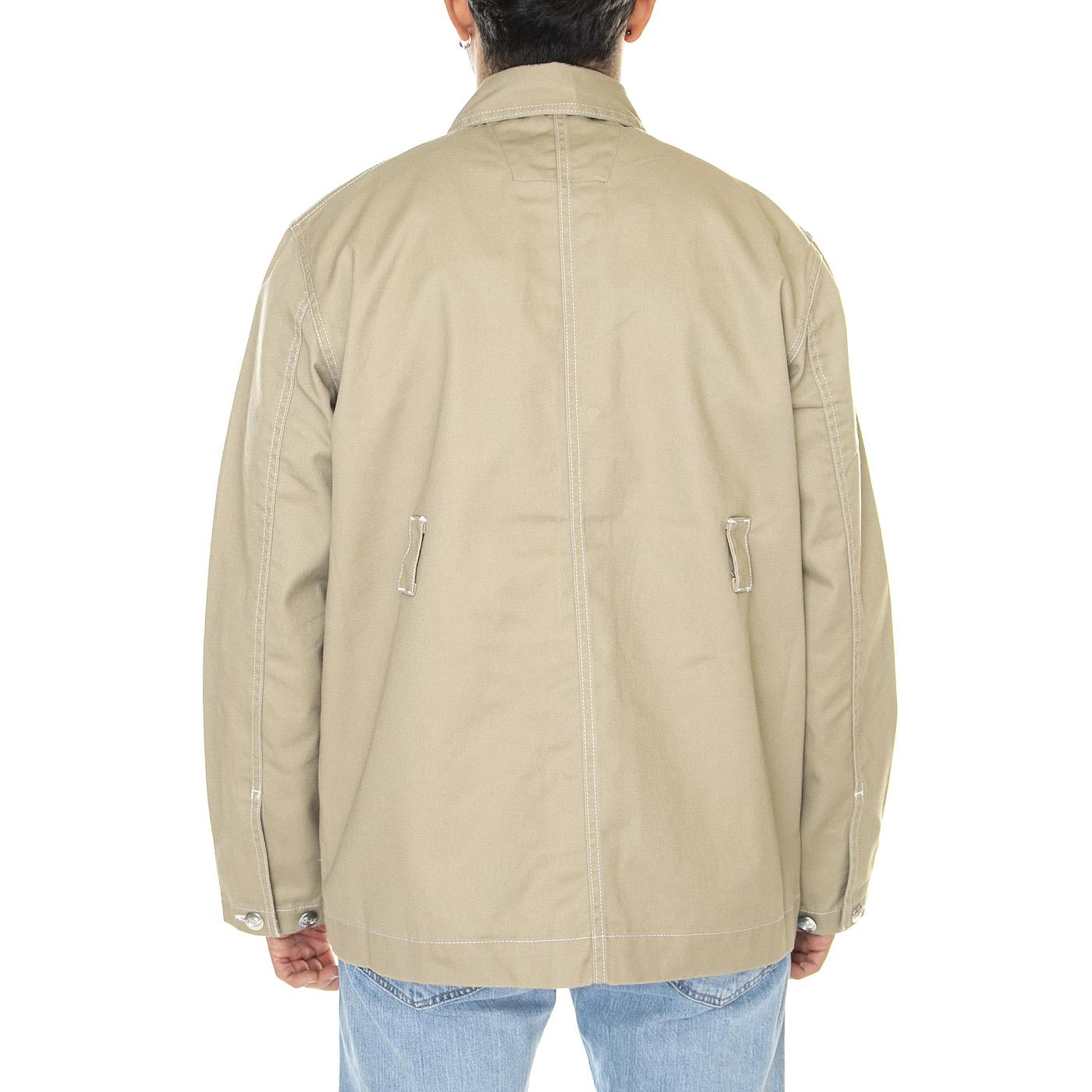 Leo x Dickies Jacket Khaki - Giacca Estiva Uomo Beige DK0A4XXOKHK1  DICKIES 