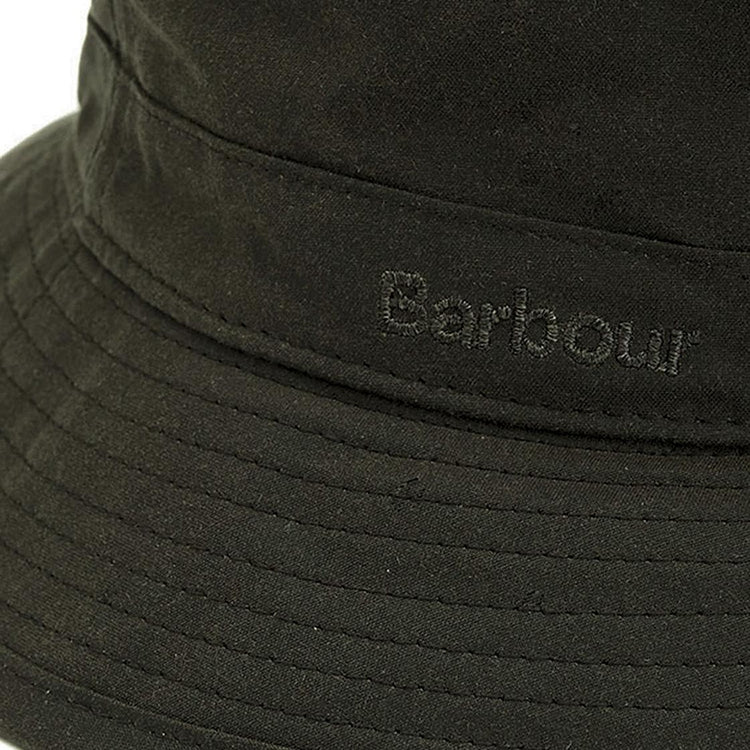 Wax Sport Hat Olive - Cappellino da Pescatore Marrone FW22-MHA0001-OL71  BARBOUR 