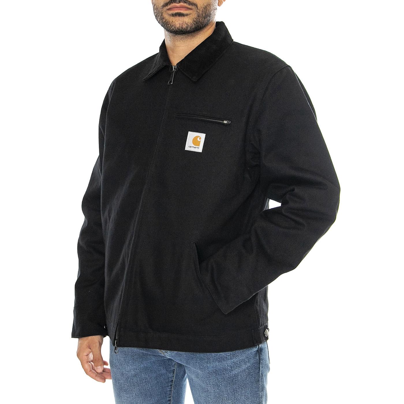Detroit Jacket Black / Black /rigid - Giacca Uomo Nera I015264.00E01 . CARHARTT WIP 