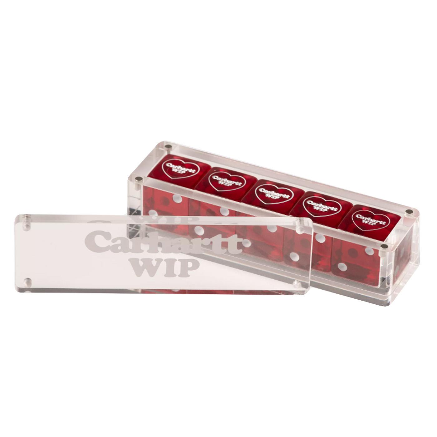 Heart Dice Set Scarlet - Set di Dadi Rossi I034755.H8XX  CARHARTT WIP 
