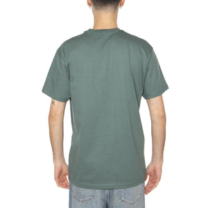 S/S Chase T-Shirt Silver Pine / Gold - Maglietta Girocollo Uomo Verde I026391.2N0XX  CARHARTT WIP 