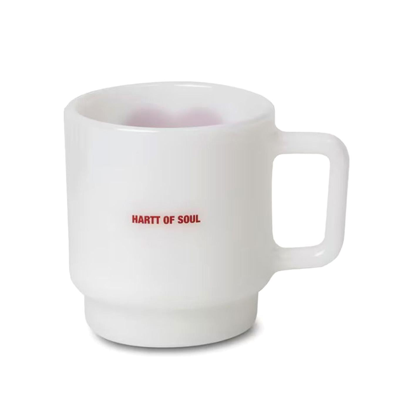 Heart Glass Mug White - Tazza Bianca con Stampa Rossa I035873.02XX  CARHARTT WIP 