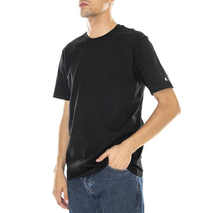S/S BASE T-SHIRT BLACK / WHITE - Maglietta Girocollo Uomo Nera I026264 0D2XX CARHARTT WIP 