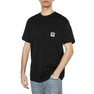 S/S Pocket Heart T-Shirt Black / Black - Maglietta Girocollo Uomo Nera I032128.00EXX  CARHARTT WIP 
