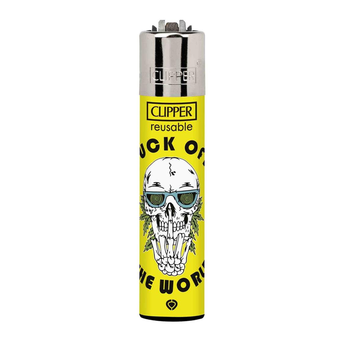 Clipper Circa - Fuck Off The World - Accendino Ricaricabile Giallo / Multicolore 237741_13  C1RCA 