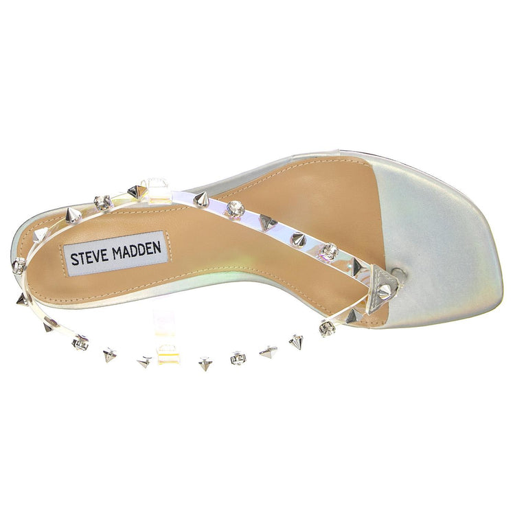 Zazzy-S Sil Iridescent - Sandali Donna Argento SMSZAZZY-S-SIL  STEVE MADDEN 