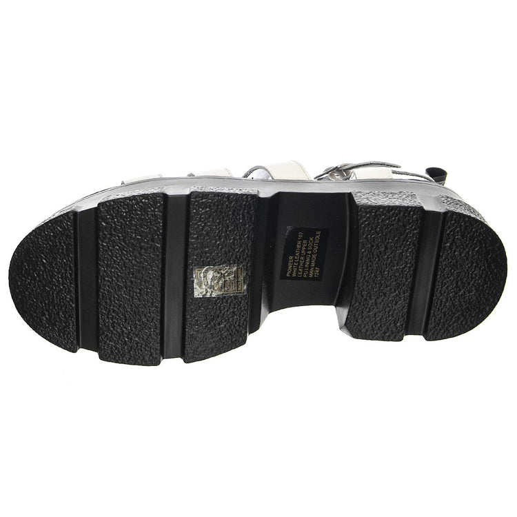 Pioneer White Leat - Sandali Donna Bianchi / Neri SMSPIONEER-WHI  STEVE MADDEN 