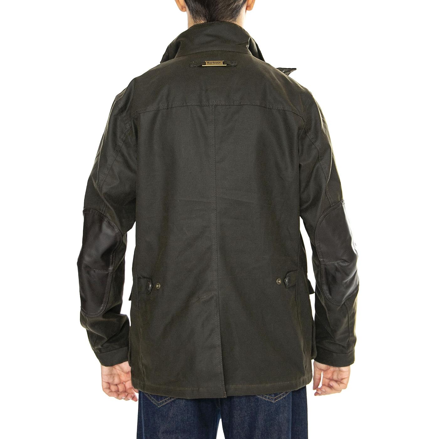 Ogston Wax Jacket Olive - Giacca Uomo Verde MWX0700-OL51 . BARBOUR 