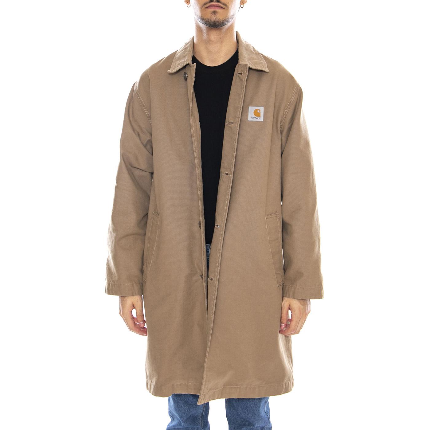 Webster Coat Leather / Leather - Giacca Uomo Marrone I035618.3AF02 . CARHARTT WIP 