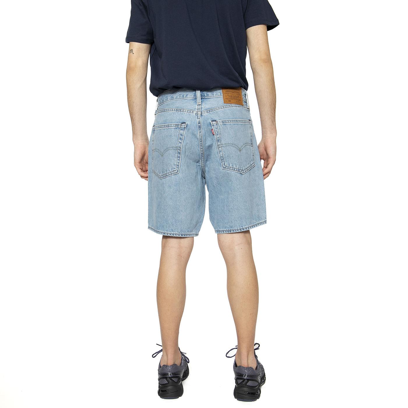 468 Loose Shorts Light Job Blue - Bermuda Uomo Blu A8461-0015  LEVIS 