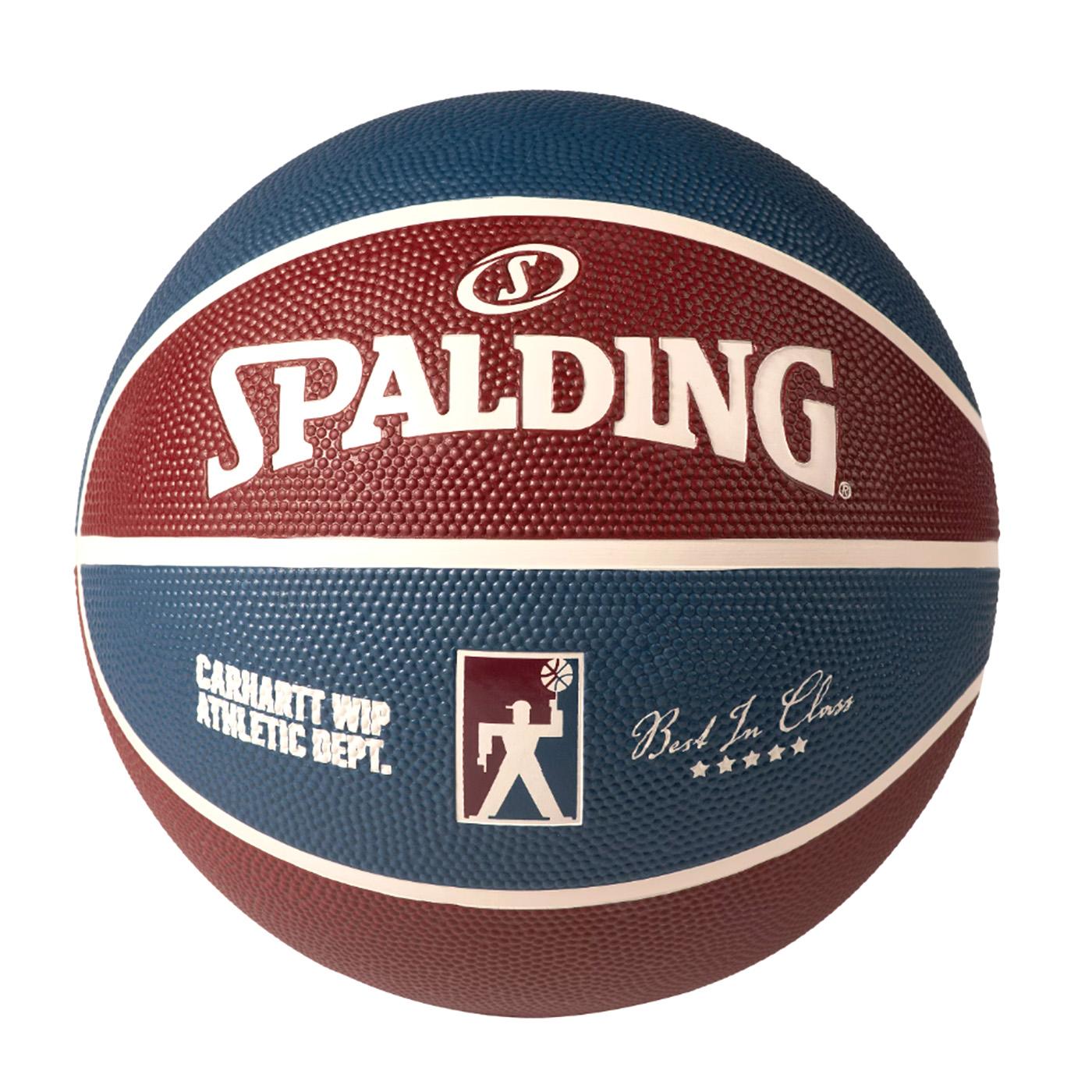 Spalding for Carhartt WIP Basketball Mulberry, Dusky Blue / Naturel - Pallone da Basket Multicolore I034908.2Z6XX  CARHARTT WIP 
