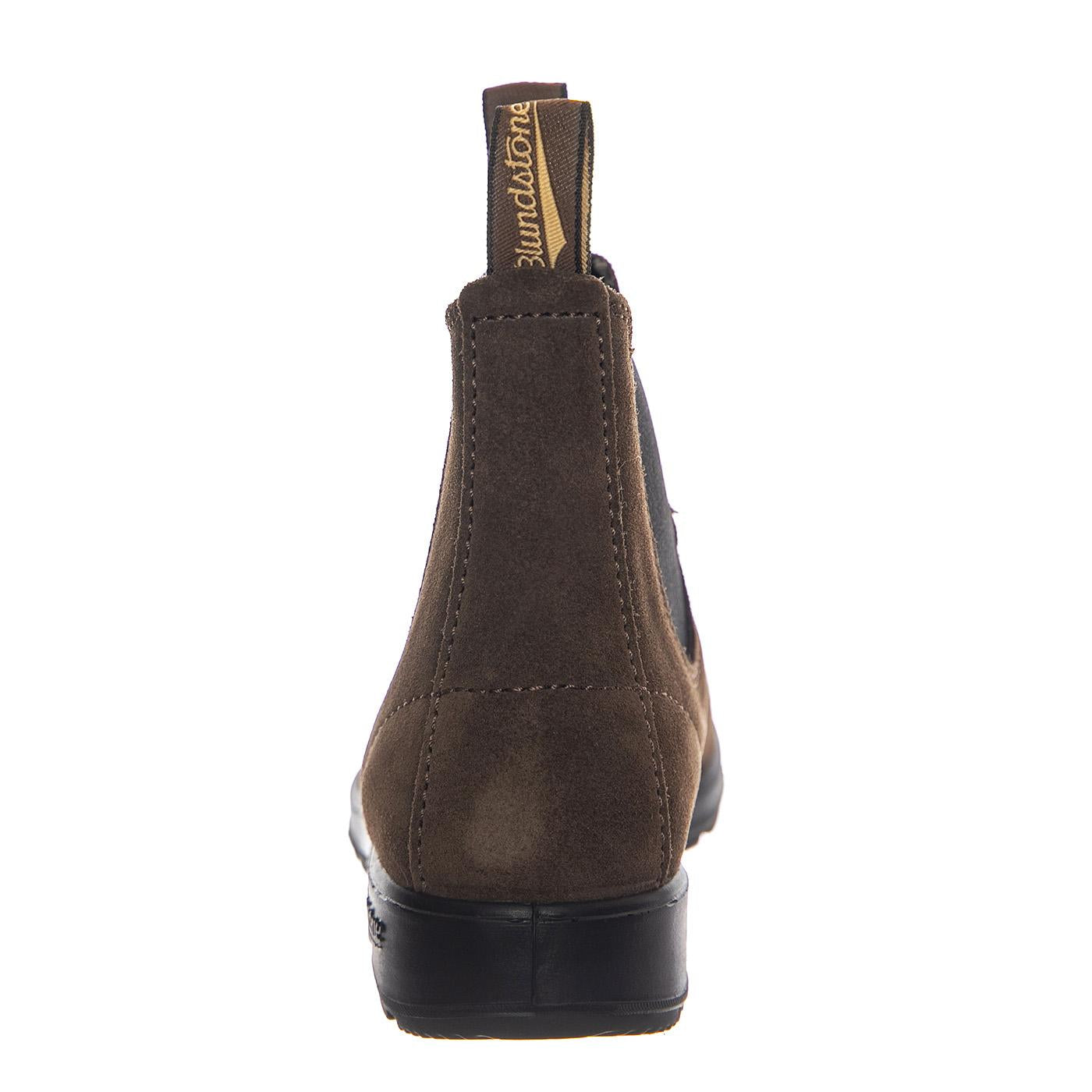 2410 Brown Suede Brown & Brown Boots - Stivaletti Profilo alla Caviglia Uomo Marrone 2410-BROWN & BROWN  BLUNDSTONE 