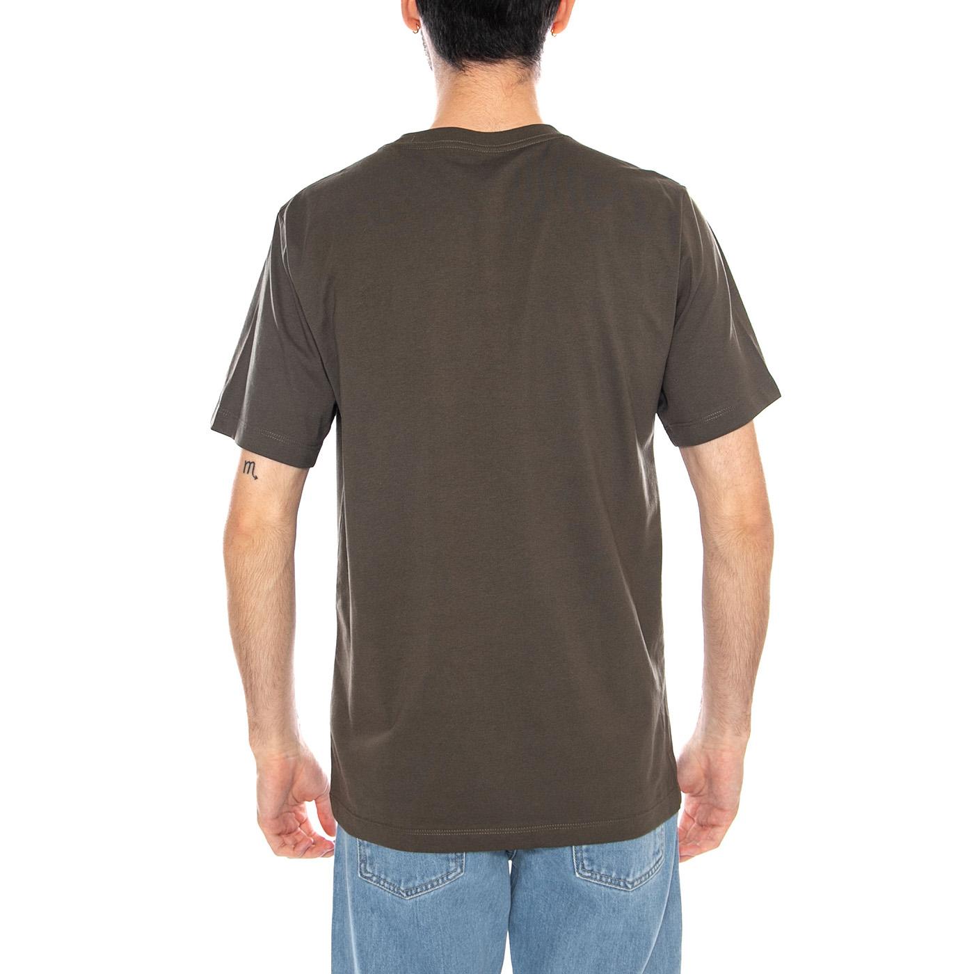 M Evo SD Reg SS Tee New Taupe Green - Maglietta Girocollo Uomo Verde NF0A8CZ2 21L1 THE NORTH FACE 