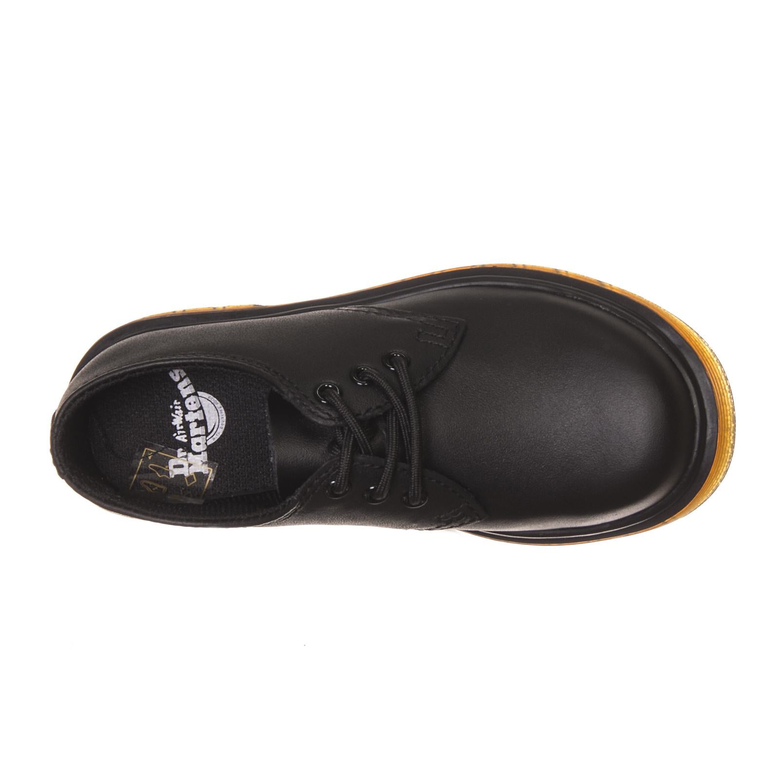 Everley Shoes - Black - Scarpe Stringate Profilo Basso Bambino Nere DMKEVEBK15378001  DR.MARTENS 
