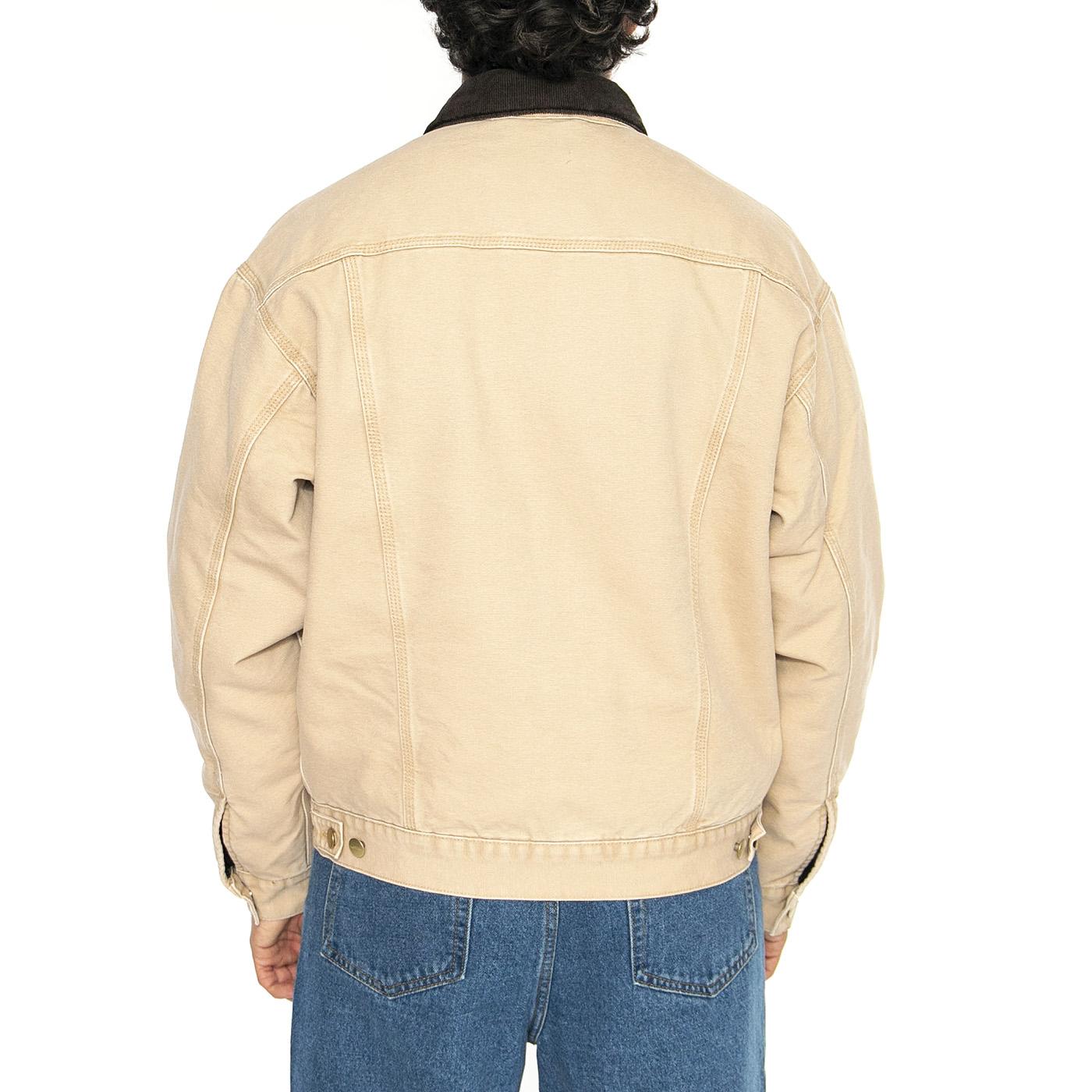 Dayton Trucker Jacket Dusty H Brown / Tobacco - Giacca Uomo Beige I034315.2N24O  CARHARTT WIP 