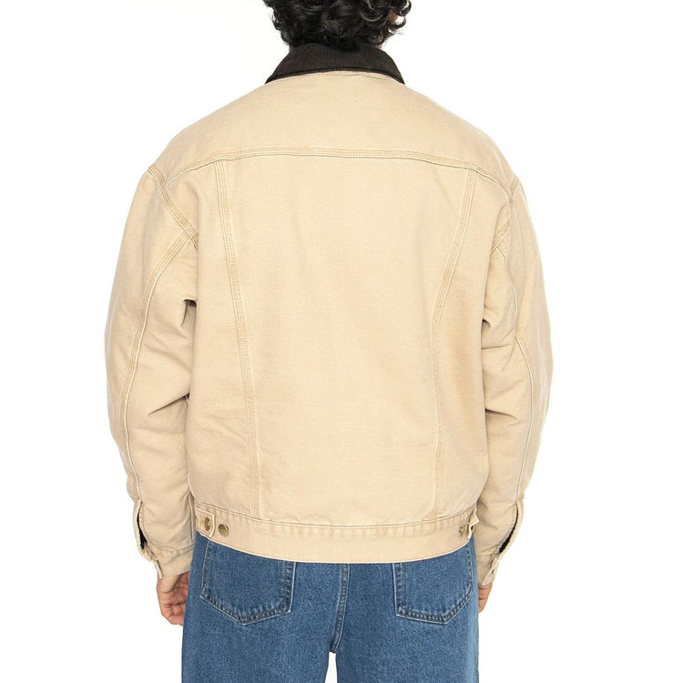 Dayton Trucker Jacket Dusty H Brown / Tobacco - Giacca Uomo Beige I034315.2N24O  CARHARTT WIP 