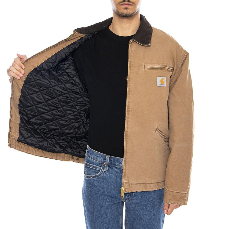 OG Detroit Jacket Hamilton Brown / Tobacco - Giacca Marrone I035614.00S4O  CARHARTT WIP 