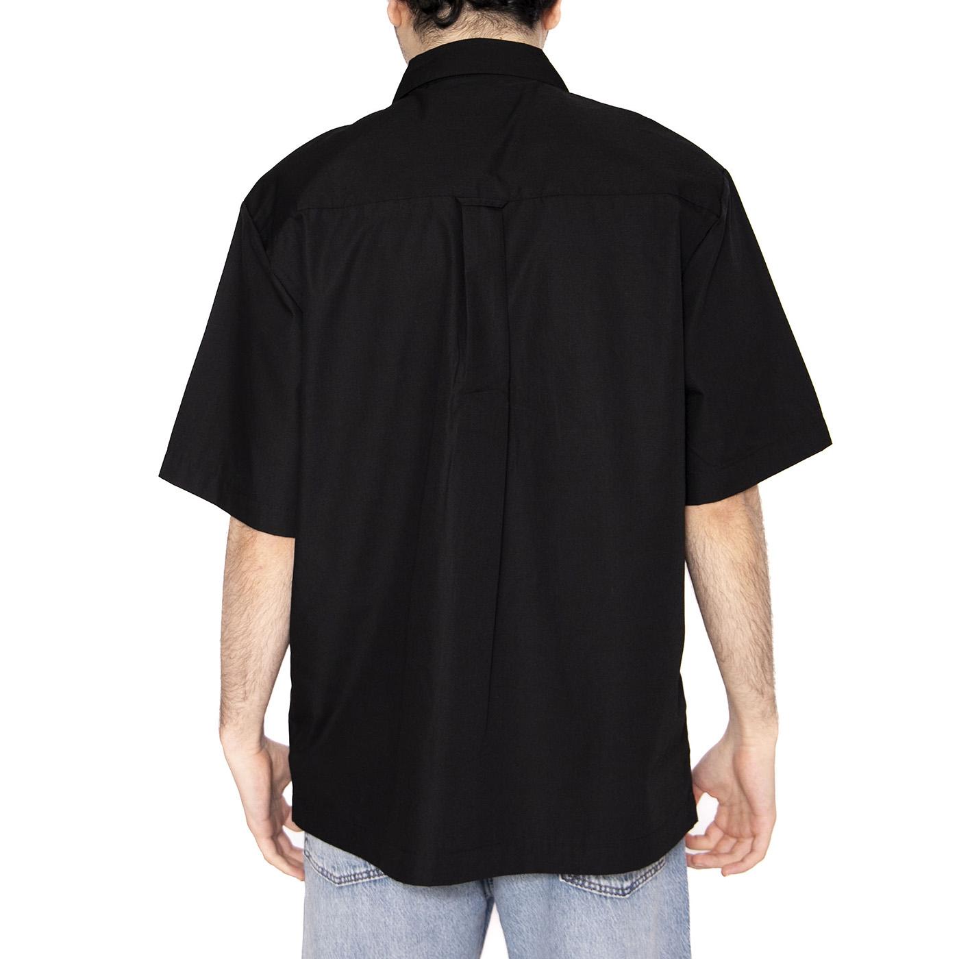 S/S Craft Shirt Black - Camicia Maniche Corte Uomo Nera I035232.89XX  CARHARTT WIP 