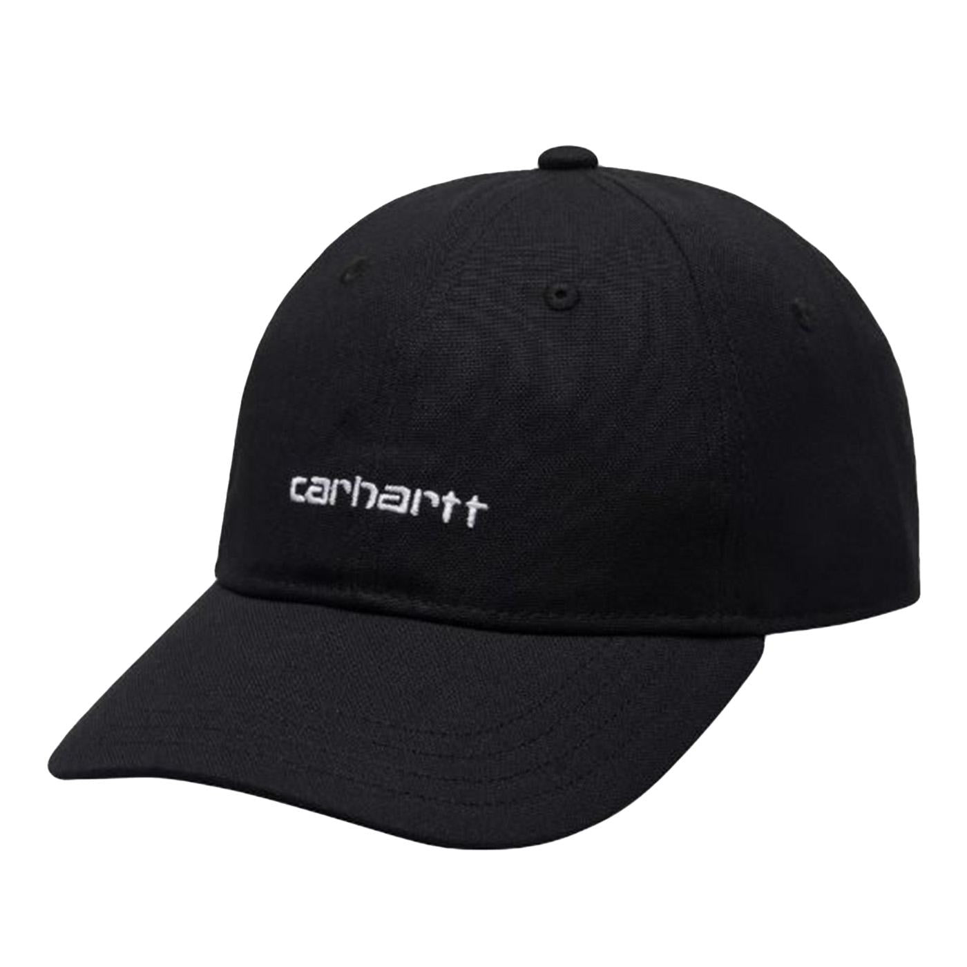 Canvas Script Cap Black / White - Cappellino con Visiera Nero I028876.0D2XX . CARHARTT WIP 