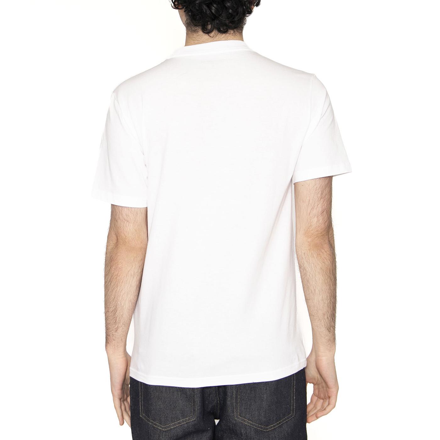 S/S Precision Work T-Shirt White - Maglietta Girocollo Uomo Bianca I034774.02XX  CARHARTT WIP 