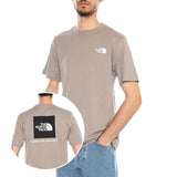 M Evo Box NSE Reg SS Stone Stab - T-Shirt Crewneck Uomo Grigia THE NORTH FACE