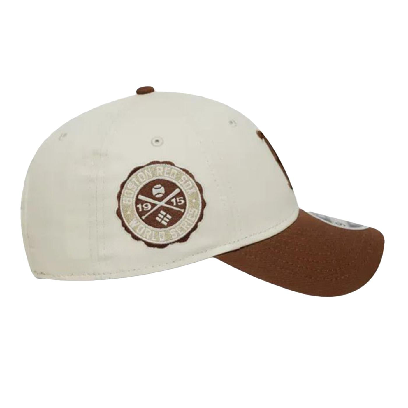 Ws Patch 9Forty MC Light Beige Boston Red Sox - Cappellino con Visiera e Logo a Contrasto Beige 60691351 . NEW ERA 