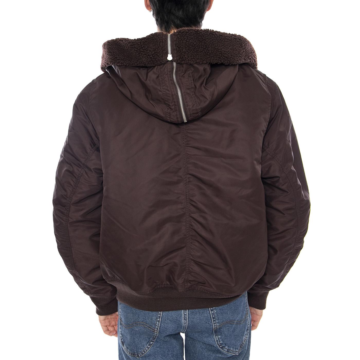 Hd Oltera Bomber Palisander / Angelite - Giacca con Cappuccio Uomo Marrone I035309.3ACXX  CARHARTT WIP 