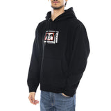 Obey TV Fleece Black - Hoodie Homme Noir  Homme OBEY
