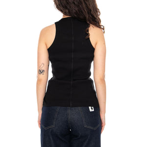 Canotta S/M Black Tank - Canotta Donna Nera TF5388 031 LACOSTE 