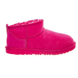 UGG Classic Ultra Mini Berry - Chaussures Enfant en Suède Violet Enfant UGG