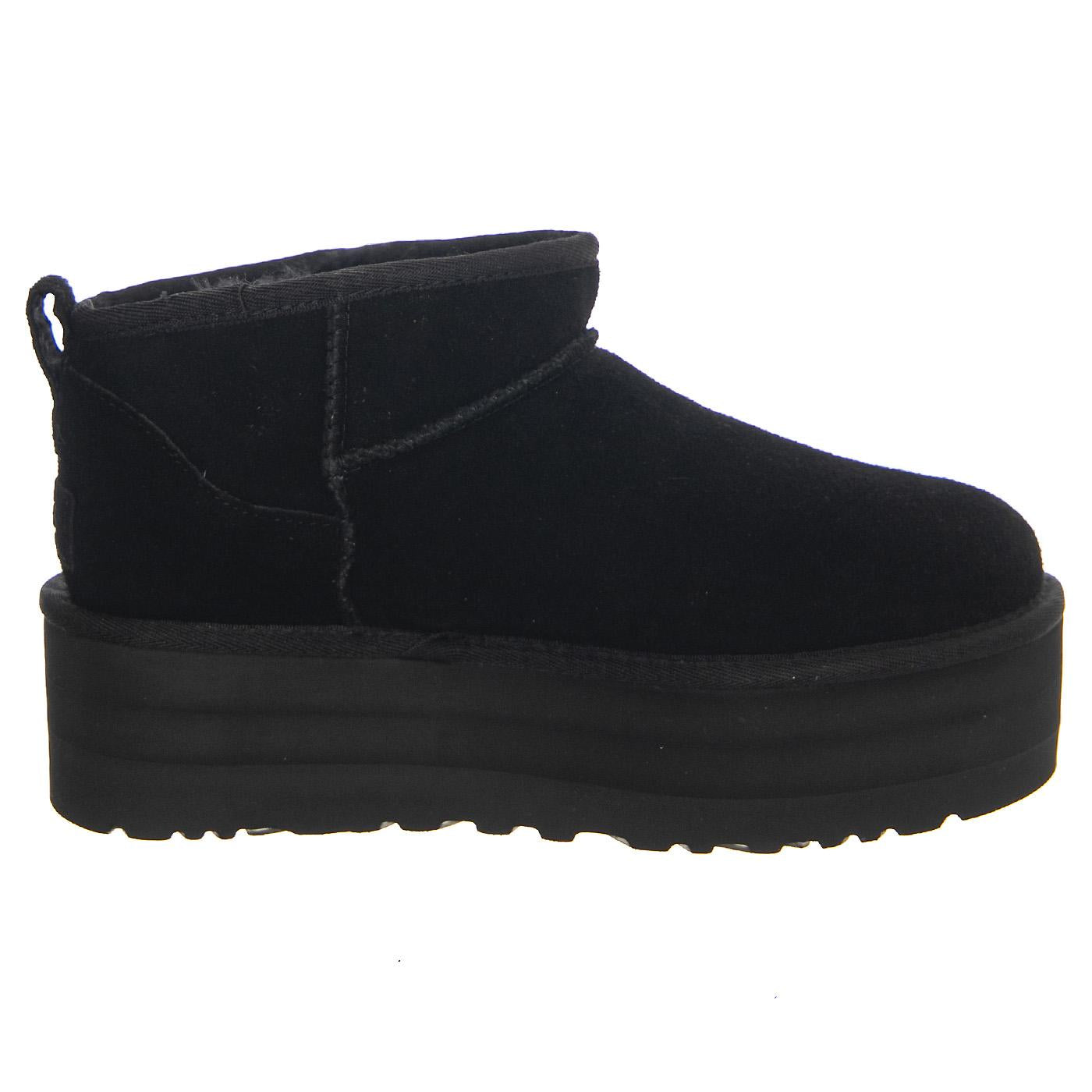 W Classic Ultra Mini Platform - Stivaletti Donna Neri 1135092-BLK . UGG 