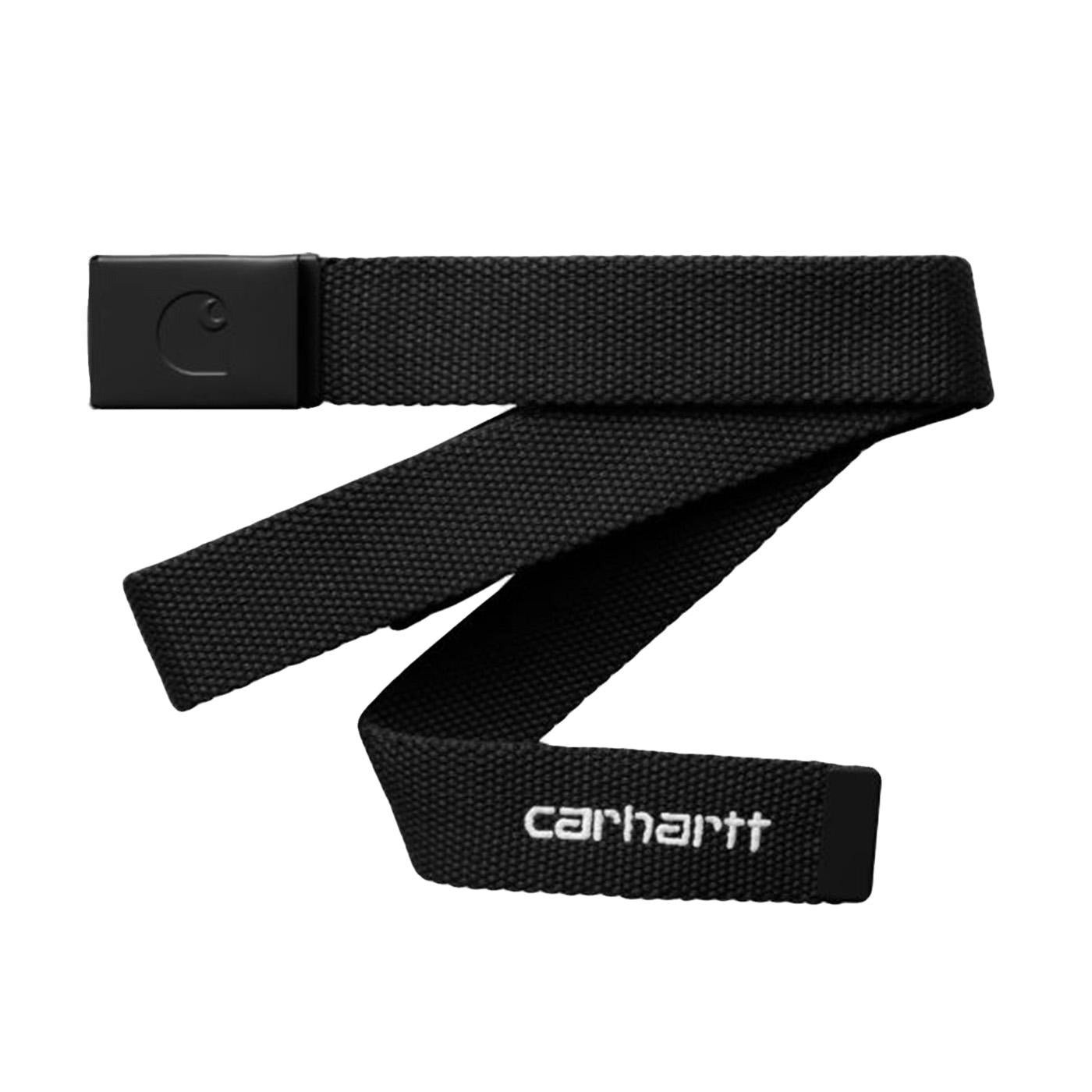 C-Logo Belt Tonal Black / White - Cintura Nera con Logo I035415.0D2XX . CARHARTT WIP 