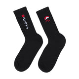 KAMIFUJI SOCKS Black - Chaussettes Noires  ACCESSOIRES EDWIN