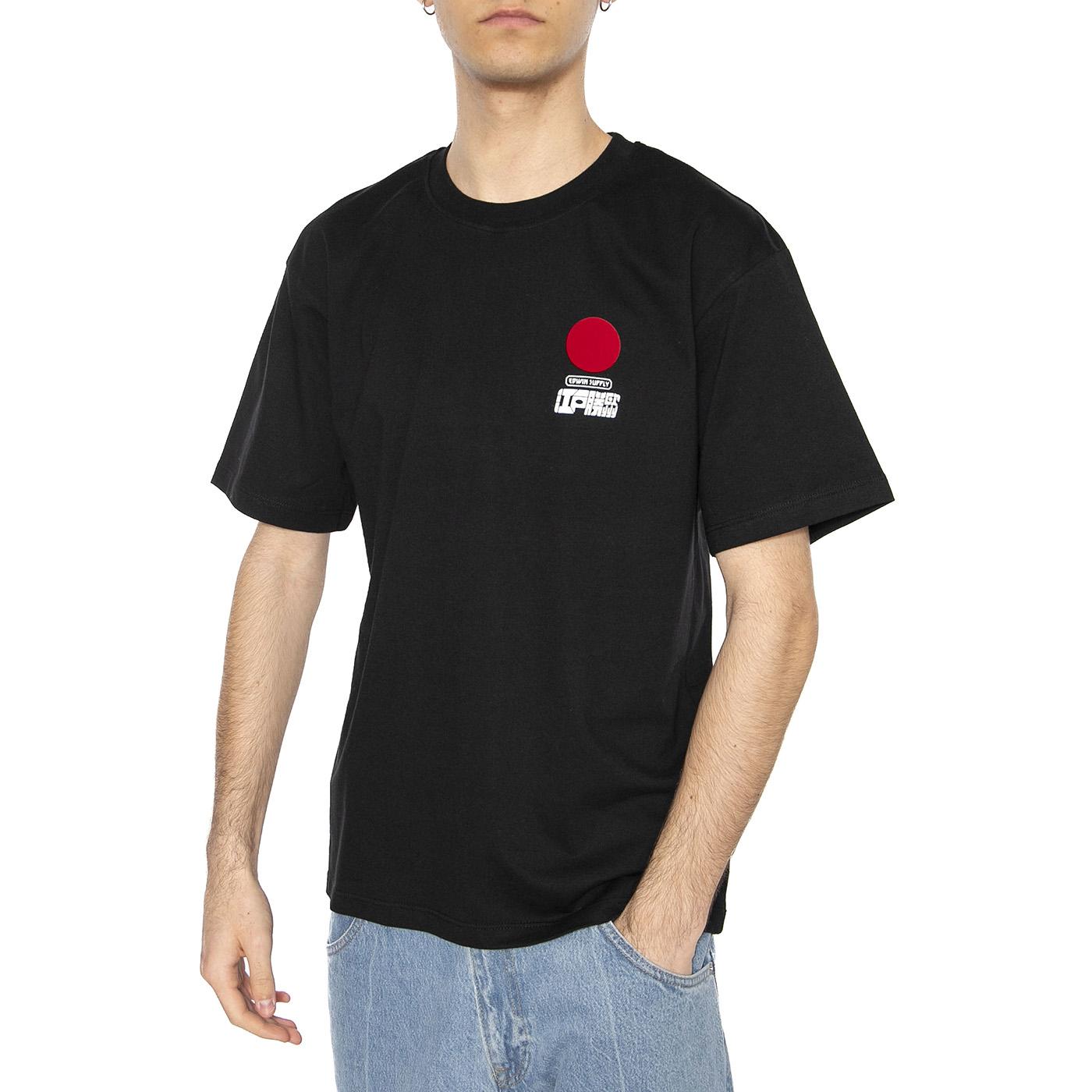 Sun Ts SS Black - Maglietta Girocollo Uomo Nera I035002.89.00.-89.00 . EDWIN 