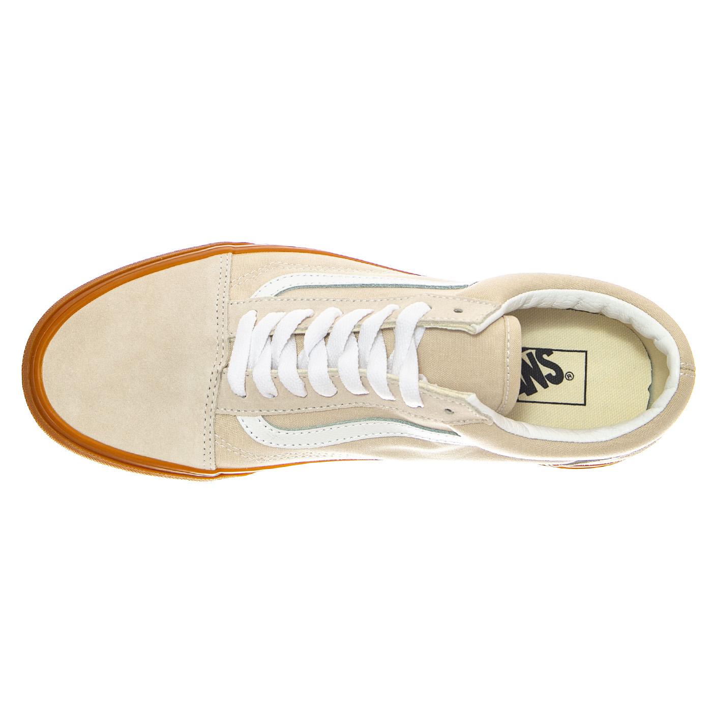 UA Old Skool OATMEAL/GUM - Scarpe Stringate Uomo Beige VN000D3H 2LH1 VANS 