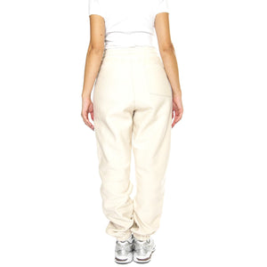 W' American Script Sweat Pant Moonbeam - Pantaloni Donna Beige I033651.MOOXX  CARHARTT WIP 